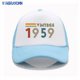 thumbnail image 1 of Nuevo verano 50s Vintage 1959 gorra de béisbol hombres Retro nacido en 1959 en sombrero casual Navidad cumpleaños regalo de moda de gorros de Hip Hop, 1 of 4