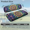 thumbnail image 3 of FUIALDOLG Boho Universal Golf Cart Seat Covers Ezgo Green Mandala Flower Print Dress UP Older Breathable Golf Cart Front Seat Cover Fit Like a Glove, Easy to Install, Washable, 3 of 8