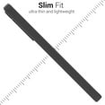 thumbnail image 5 of CoverON For Samsung Galaxy A36 5G Case, Flexible Slim Lightweight TPU Minimal Phone Cover, Black, 5 of 7