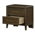 thumbnail image 4 of A-America Bryson Transitional Solid Mindi Wood Nightstand in Bronze/Gold, 4 of 8