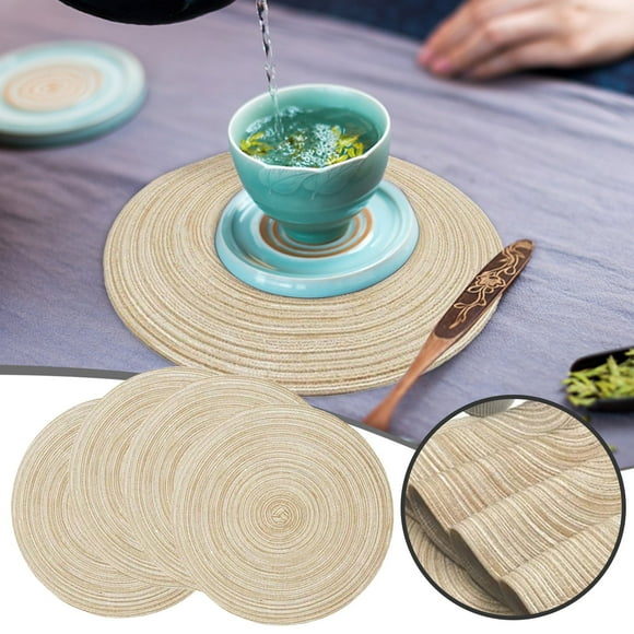 Home Foam Grateful Watercolor Placemats 4 Pack Small Kitchen Table Set for 4 under 150 Tall Dining Table Set Small Dining Table Set for 6 round Place Mat Cork Mats Rectangle Place Mats Small Dining