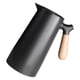 thumbnail image 3 of Hervidor de vacío aislado para té, agua y café, revestimiento de vidrio, múltiples capas, para acampar en casa, negro, 1L, 3 of 5