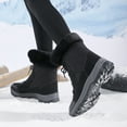 thumbnail image 5 of LASUDRAA Women's Snow Boots Winter Warm Fur Lined Water-Resistant Outdoor Anti-Slip Boot, 5 of 8