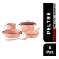 thumbnail image 2 of Bateria Cinsa Lobelia Peltre, rosa, 6 piezas, 2 of 4