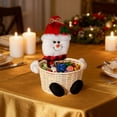 thumbnail image 4 of Hometravel Christmas Candy Basket, Holiday Table Decoration Bowl, Festive Treat Container for Party Display and Gift Giving, 4 of 6