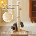 thumbnail image 3 of Rascador para gatos MeoWhomm, 32 cm de alto, para gatos de interior, 3 of 6