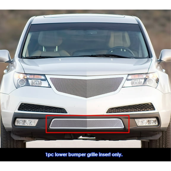 2010-2013 Acura Mdx Stainless Steel Polished Finish 1.8 Mm Wire Mesh Mesh Grille