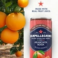 thumbnail image 3 of Sanpellegrino Italian Sparkling Drink Aranciata Rossa, Sparkling Orange and Blood Orange Beverage, 24 Pack of Cans, 3 of 13