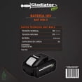 thumbnail image 4 of Bateria Recargable 18v 3amp Mod 818-3 Gladiator, 4 of 4