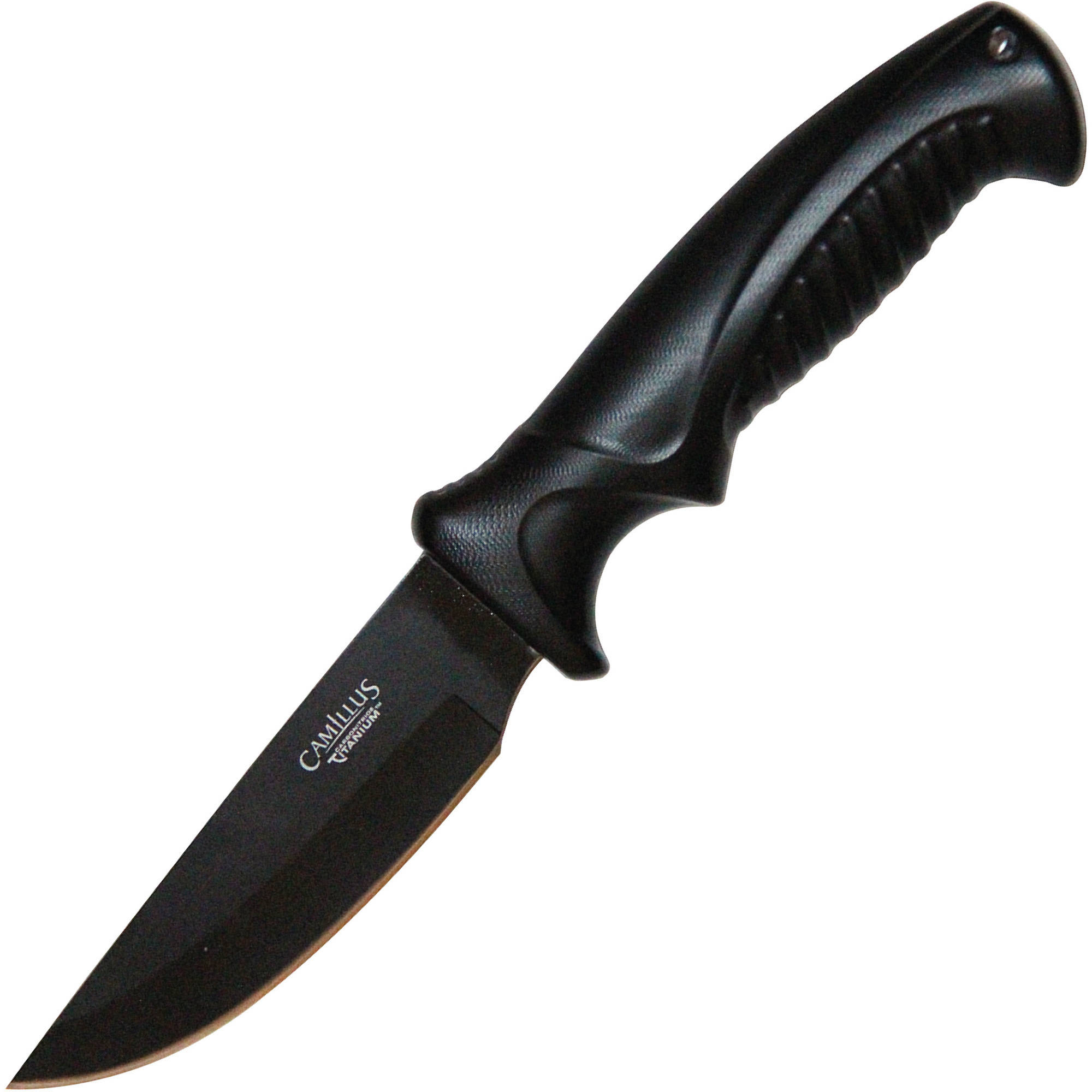 Camillus Titanium Bonded Drop-Point Fixed 4" Blade Knife with Sheath - image 1 of 2