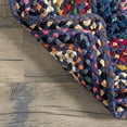 thumbnail image 4 of nuLOOM Tammara Hand Braided Area Rug, 3' x 5' Oval, Blue, 4 of 4