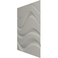 thumbnail image 4 of 19 5/8"W x 19 5/8"H Wave EnduraWall Decorative 3D Wall Panel, Universal Pearl Metallic Champagne Pink (Covers 2.67 Sq. Ft.), 4 of 6