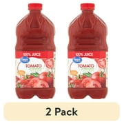 (2 pack) Great Value Tomato 100% Juice, 64 fl oz
