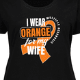 thumbnail image 4 of Inktastic I Wear Orange For My Wife Multiple Sclerosis Awareness Women's Plus Size T-Shirt, 4 of 5