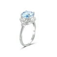 thumbnail image 2 of 3 1/5 Carat T.G.W. Sky Blue Topaz And White Diamond Accent Sterling Silver Ring, 2 of 4