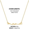 thumbnail image 4 of Mothers Day Gifts for Women Mama Necklace,14K Gold Plated Dainty Mama Necklaces Mother Day Gifts for New Mom Boyfriends Mom Women, 4 of 5