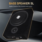 Podofo 8 Ultra-thin Bass BoxActive Subwoofer Compact Speaker Car Underseat