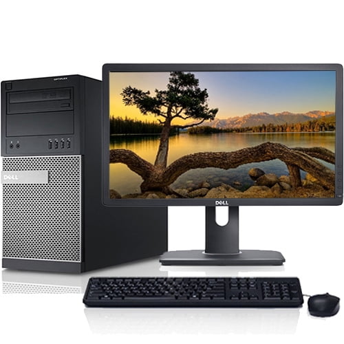 Dell Optiplex Windows 10 Professional Desktop Computer Bundle Intel