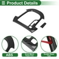 thumbnail image 4 of Cubierta del Panel de Cambio de Marcha de Control Central Unique Bargains para Kia Forte GT GT-Line 2019 -2024 Etiqueta de Panel Antiarañazos de Cambio de Marcha Fibra de Carbono Negra, 4 of 6
