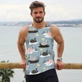thumbnail image 6 of Salouo Swan Princess On Lake for Men's Tank Tops,Sleeveless Muscle Shirts for Men Quick Dry Workout Tank Top Gym Muscle Tee Fitness Bodybuilding Sleeveless T Shirt-3X-Large, 6 of 7
