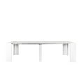 thumbnail image 2 of Tcbosik Extendable Dining Table for 2-8 Person, 20"-118" Modern Extension Table, Multifunctional Conference Meeting Table, White, 2 of 8