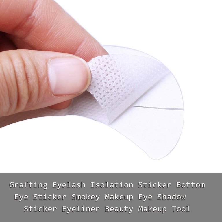 100 Pcs Eyeshadow Shields, Eyeliner Stencil Sticker Gel Pad Makeup Tape  Supplies
