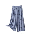 thumbnail image 2 of Warop Women's Pajama Pants with Elastic Waistband, Bow Print, Comfortable and Casual for Home and Daily Use, 2 of 5