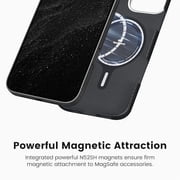 KI1601PA Pitaka iPhone 16 Pro Case MagSafe Compatible Ultra Slim - Black/Grey