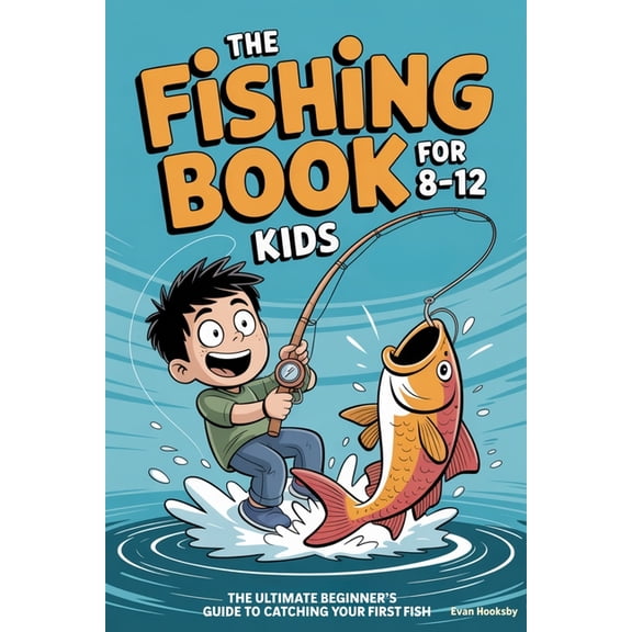 The Fishing Book for Kids 8-12: The Ultimate Beginner's Guide to Catching Your First Fish: A Step-by-Step Handbook on Ro, (Paperback)