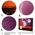 thumbnail image 3 of Designart "Thunderstorms Unleashed III" Lightning Metal Wall Décor Set, 3 of 5