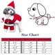 thumbnail image 4 of Pet Christmas Costumes Dog Suit with Cap Santa Claus Suit Dog Hoodies Cat Xmas Costumes (Red, L), 4 of 4