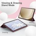 thumbnail image 6 of JETech Case for Samsung Galaxy Tab A9+ / A9 Plus 11-Inch 2023, Soft TPU Tri-Fold Stand Protective Tablet Cover, Auto Wake/Sleep (Wine), 6 of 6