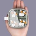 thumbnail image 3 of Guardoinrt Waterproof Pill Box Sealing Ring Dustproof Prevent Pollution Light Weight ABS Pill Case PP Green-4 Slots 1Set, 3 of 6