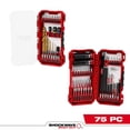 thumbnail image 2 of MILWAUKEE Ensemble de Perceuse et Entraînement ChockWave 75 Pcs (48-32-4098), 2 of 8