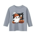 thumbnail image 4 of XQYLOS Cute Festive Girls T Shirt Top Children Youth Casual Halloween 2D Printed Round Neck Three Quarter Sleeve Tee T-Shirt Top Autumn Fall Fashion Clothes, 4 of 4
