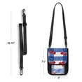 thumbnail image 4 of Secure Travel Neck Wallet Passport Holder Adjustable Strap For Men & Women 6*7.5in Spring with Colorful Flowers, 4 of 6
