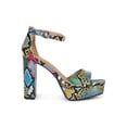 thumbnail image 2 of Women Square Open Toe Chunky Platform Heel Sandal 19659, 2 of 6