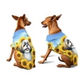 thumbnail image 3 of Shih Tzu Hello Summer Sunshine Sunflowers Spring Retro Vintage Hawaiian Summer Shirt for Small Medium Large Dog Cat Lion Dog Lover Gifts - 00008, 3 of 6