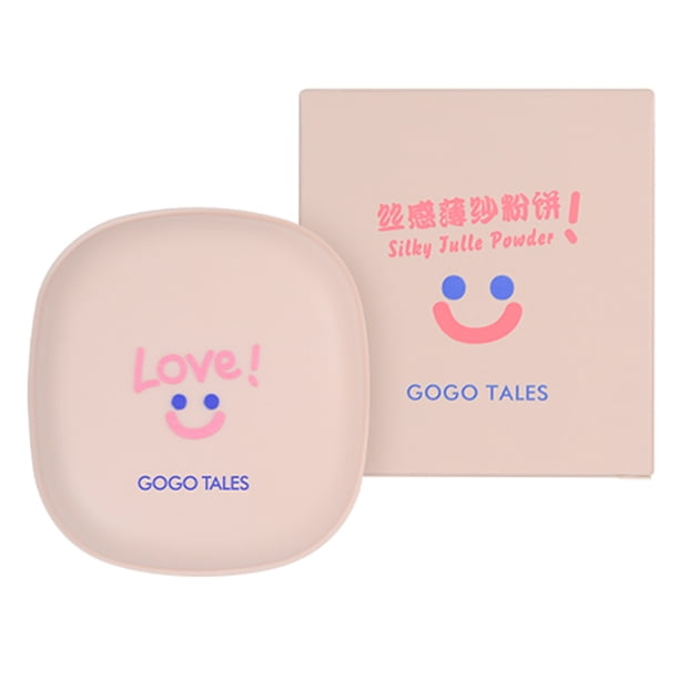 GOGO TALES Polvo corrector duradero para control de grasa y maquillaje