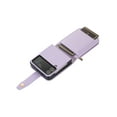 thumbnail image 2 of Dteck Zipper Wallet Purse for Samsung Galaxy Z Flip 3 5G Crossbody Case with Credit Card Holder Strap Lanyard Women Kickstand Flip Leather, Purple, 2 of 8