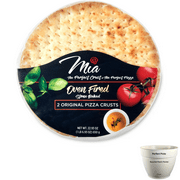 MIA brand 12" Oven Fired, Stone-Baked Original Pizza Crust, 22.93 ounces, 2 Count