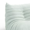 thumbnail image 6 of Indecor Home 51.5" Lazy Sofa, Togo Sofa Loveseat Corduroy Sofa Sectional Sofa Bean Bag Chair Floor sofa for Living Room, Bedroom, Green, 6 of 11