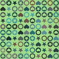 thumbnail image 1 of Ahgly Company Machine Washable Indoor Square Transitional Sea Green Area Rugs, 5' Square, 1 of 7