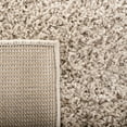 thumbnail image 4 of SAFAVIEH New York Willis Plush Solid Shag Area Rug, Light Grey, 6'7" x 6'7" Square, 4 of 6