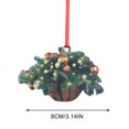 thumbnail image 2 of Christmas Hanging Ornaments Pre lit Wood for Christmas Trees Decorative, 2 of 6