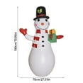 thumbnail image 3 of Dsscvnef Christmas Decorations Portable Cute Cartoon Snowman Tumbler Inflatable Air Model Inflatable Pool Slide Excursion Inflatable Bridal Inflatable, 3 of 4
