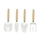 thumbnail image 1 of 4 piezas de herramientas de mano de jardinería, equipo de jardinería para Mango de madera Blanco Baoblaze Juego de jardinería, 1 of 8