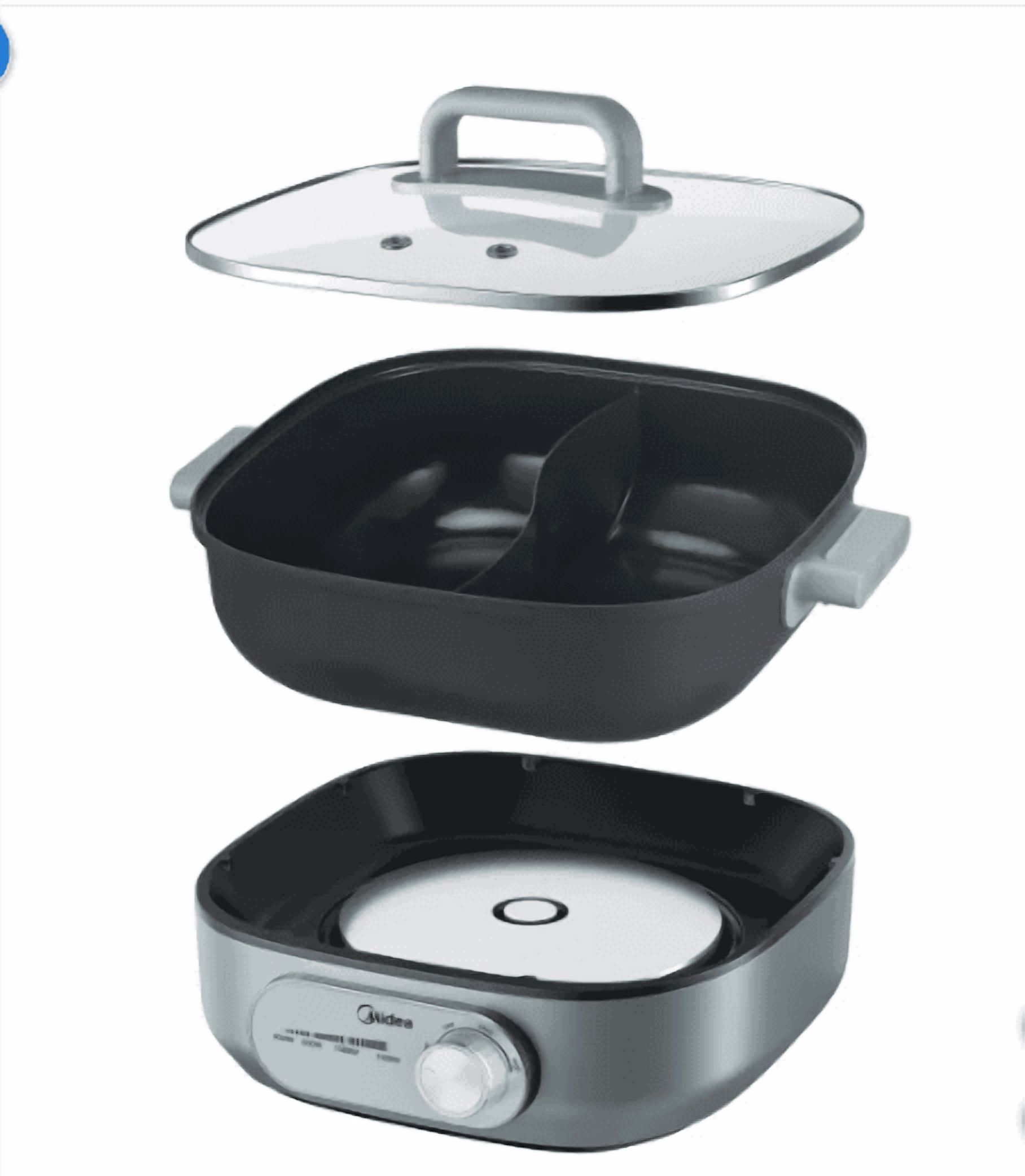 Midea HeatXpress Dual-Zone Electric Hot Pot