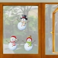 thumbnail image 3 of putnchl Christmas Window Clings Window Stickers Decor Xmas Snowman Snowflake Window Decor, 3 of 5