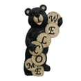 thumbnail image 2 of Meadowcreek 8028891 18 in. Resin & Stone Brown Welcome Bear Statuary, Pack of 2, 2 of 2